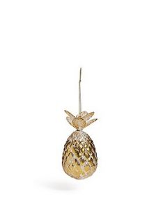Gold Pineapple Bauble