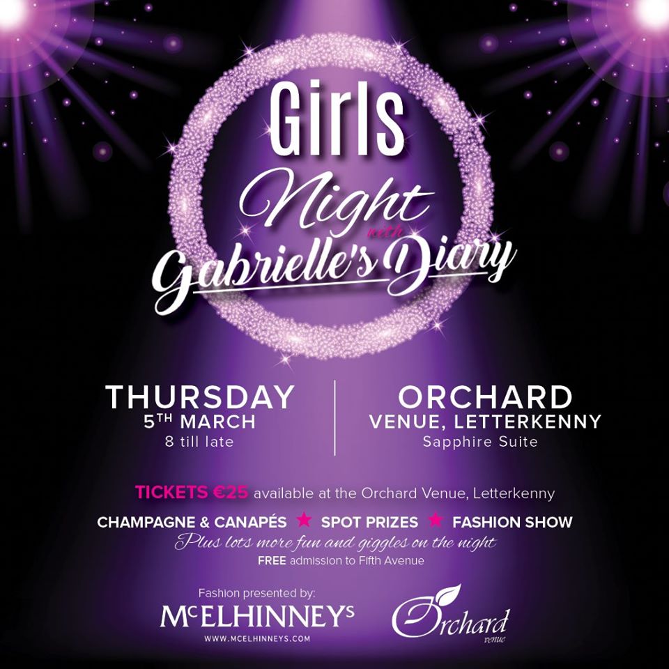 Get your tickets now for Gabrielle's Girls Night Out - Donegal Daily